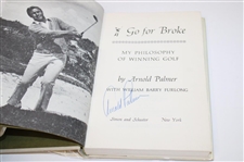 Arnold Palmer Signed 1973 First Edition 'Go For Broke' JSA ALOA