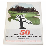 1968 PGA Championship at Pecan Valley Country Club Official Program - Julius Boros Winner