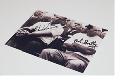 Bob Goalby & Roberto de Vicenzo Signed Masters 'Scorecard Snafu' of 1968 Photo JSA ALOA