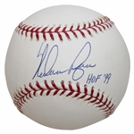 Nolan Ryan Signed Rawlings Official Major League Baseball Inscribed HOF 99 JSA ALOA