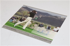 Annika Sorenstam Signed 2005 Signature Shots Upper Deck Photo With Certificate of Authenticity 