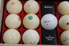 Limited Edition 'An Anthology of the Golf Ball' - Replica Antiques Dating 1899-1939