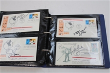 108 Signed First Day Of Issues w/Binder
