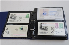 108 Signed First Day Of Issues w/Binder