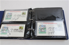 108 Signed First Day Of Issues w/Binder