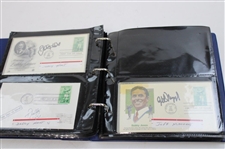108 Signed First Day Of Issues w/Binder