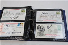 108 Signed First Day Of Issues w/Binder