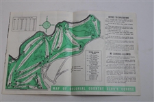 Lema, Floyd, Aaron & Seven (7) Others Signed 1966 Colonial National Inv. Tournament Pairing Sheet JSA ALOA