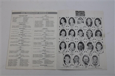 Lema, Floyd, Aaron & Seven (7) Others Signed 1966 Colonial National Inv. Tournament Pairing Sheet JSA ALOA
