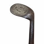 Spalding Gold Medal Niblic Round Dot Punched Face Pattern w/Original Shaft Stamp Circa 1898-1905