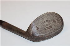 Spalding Gold Medal Niblic Round Dot Punched Face Pattern w/Original Shaft Stamp Circa 1898-1905