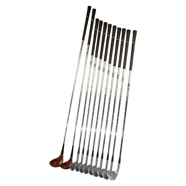 1977 Macgregor Jack Nicklaus Signature Muirfield 20th Anniversary Model Iron Set (2-SW) w/Driver & 5 Wood
