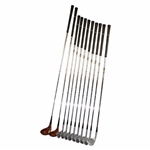 1977 Macgregor Jack Nicklaus Signature Muirfield 20th Anniversary Model Iron Set (2-SW) w/Driver & 5 Wood