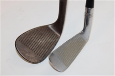 Titleist Vokey Design Raw Steel Spin Milled 54 Degree Wedge & Wilson Staff 1 Iron 