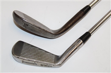 Titleist Vokey Design Raw Steel Spin Milled 54 Degree Wedge & Wilson Staff 1 Iron 