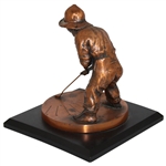 Pinehurst Country Club Balfour Putter Boy Bronze Sundial Statue