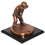 Pinehurst Country Club Balfour Putter Boy Bronze Sundial Statue