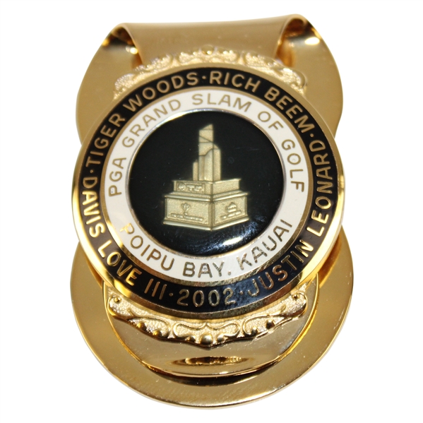2002 Grand Slam of Golf at Poipu Bay Golf Course Commemorative Money Clip