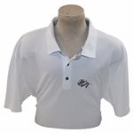 John Daly Signed Personal White Polo 4XL Golf Shirt w/Gray Collar JSA ALOA