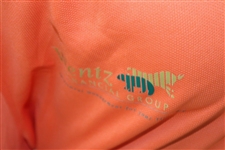 John Daly Signed Personal Chevrolet Dark Orange Polo 3XL Golf Shirt w/Sponsors JSA ALOA