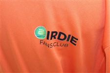 John Daly Signed Personal Chevrolet Dark Orange Polo 3XL Golf Shirt w/Sponsors JSA ALOA