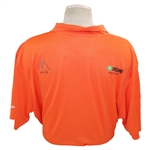 John Daly Signed Personal Chevrolet Dark Orange Polo 3XL Golf Shirt w/Sponsors JSA ALOA