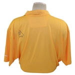 John Daly Signed Personal Chevrolet Light Orange Polo 3XL Golf Shirt w/Sponsors JSA ALOA
