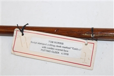 Tom Morris Culdee St. Andrews L Warranted Hand Forged Putting Cleek w/Shaft Stamp