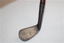 Unmarked Hickory Shaft Smooth Face Iron