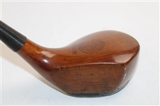 Spalding Crescent Hickory Shaft Left Handed Wood w/Shaft Stamp