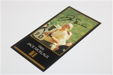 Jack Nicklaus Signed '1966' Masters Collection GSV Golf Card JSA ALOA