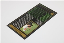 Jack Nicklaus Signed '1966' Masters Collection GSV Golf Card JSA ALOA