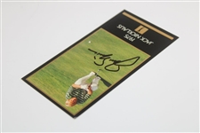 Jack Nicklaus Signed '1975' Masters Collection GSV Golf Card JSA ALOA