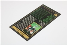 Jack Nicklaus Signed '1975' Masters Collection GSV Golf Card JSA ALOA