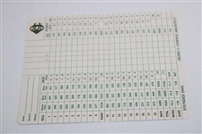 Johnny Miller Signed Oakmont Country Club Scorecard w/'63' JSA ALOA