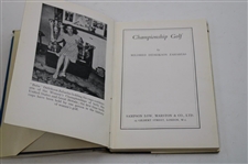 1949 'Championship Golf' First Edition Mildred Didrikson Zaharias