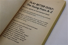 Jack Nicklaus 'Play Better Golf' & 'The Best Way To Better Golf - No. 2' Books