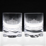 Two (2) Augusta National Golf Club Clubhouse Rocks Glasses