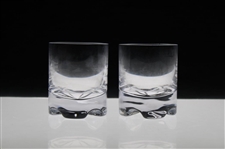 Two (2) Augusta National Golf Club Clubhouse Rocks Glasses
