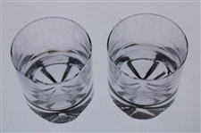 Two (2) Augusta National Golf Club Clubhouse Rocks Glasses