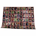 Uncut Sheet of 1989 PGA Tour Golf Cards