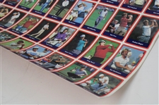 Uncut Sheet of 1989 PGA Tour Golf Cards