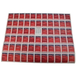 Uncut Sheet of 1989 PGA Tour Golf Cards