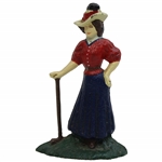 Vintage Female Golfer Door Stop
