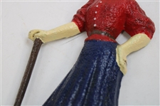 Vintage Female Golfer Door Stop