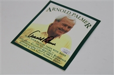 Arnold Palmer Signed Photo Ad Downtown Augusta JSA #AC56138