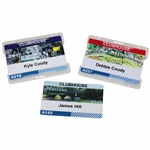 2016, 2017 & 2018 Masters Tournament Clubhouse Badges