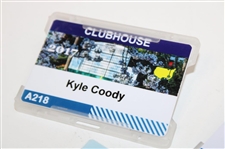2016, 2017 & 2018 Masters Tournament Clubhouse Badges