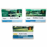 2007, 2008 & 2009 Masters Tournament Clubhouse Badges