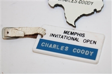 Five (5) Charles Coody Various Contestant Badges